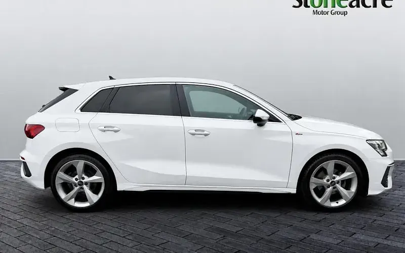 Used Audi A3 Sportback S-Line 110 HP (80 kW) 2024 White Hatchback