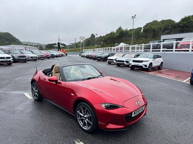 Red Used 2015 Mazda MX5 Inclusive Cabriolet | £13,999 (Fair price) - Image 1/3