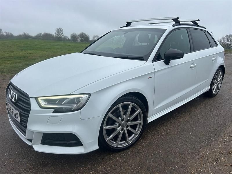 Used Audi A3 Sportback Black Edition 2019 White Hatchback