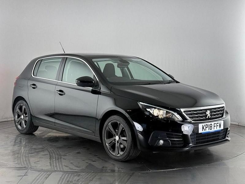 Black Used 2018 Peugeot 308 Allure Hatchback | £6,300 (Fair price) - Image 1/3