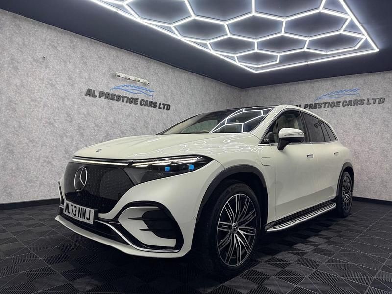 White Used 2023 Mercedes EQS580 Business Estate | £77,999 - Image 1/4