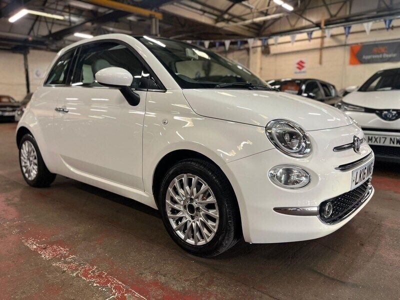 White Used 2016 Fiat 500 Lounge Hatchback | £6,000 (Good price) - Image 1/4