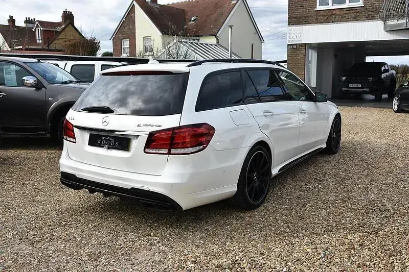 Used Mercedes E63S AMG AMG 2015 White Estate
