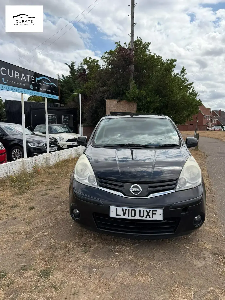 Used Nissan Note N-TEC 110 HP (80 kW) 2010 Black Hatchback