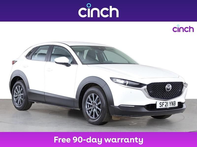 White Used 2021 Mazda CX-30 SUV | £15,499 (Fair price) - Image 1/3