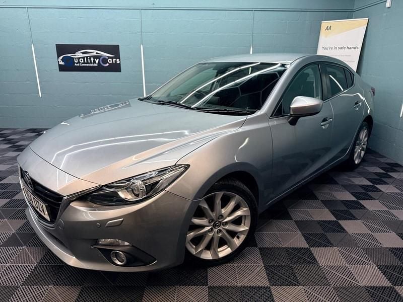 Silver Used 2014 Mazda 3 Inclusive Sedan | £4,495 (Fair price) - Image 1/4