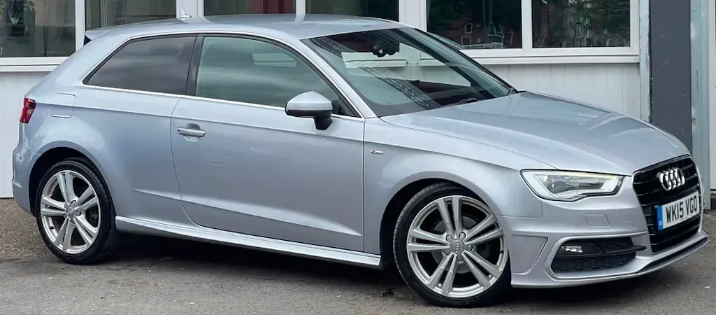 Used Audi A3 S-Line 150 HP (110 kW) 2015 Silver Hatchback