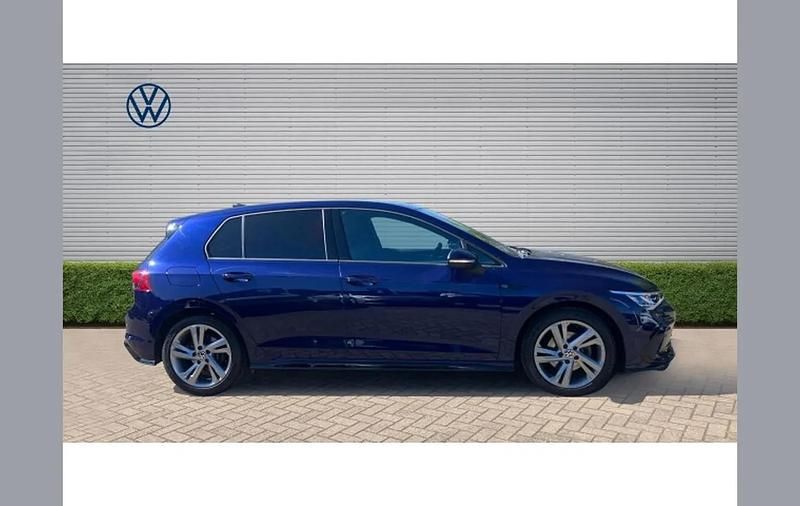 Used VW Golf VIII R-line 150 HP (110 kW) 2021 Blue Hatchback