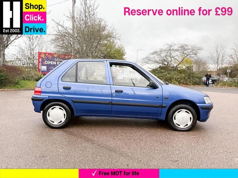 Used Peugeot 106 90 HP (66 kW) 1997 Blue Hatchback
