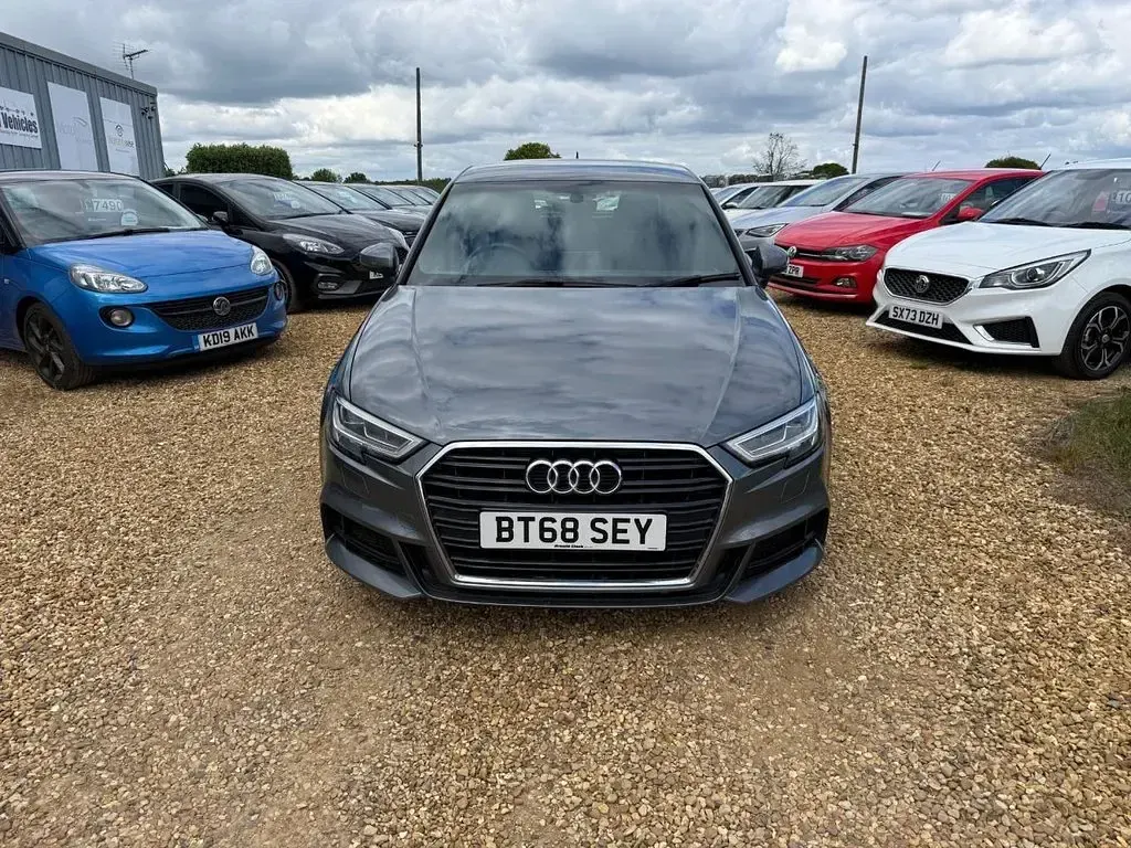 Used Audi A3 Sportback S-Line 116 HP (85 kW) 2018 Grey Hatchback