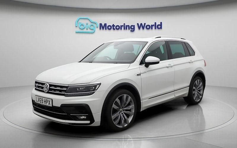 Used VW Tiguan R-line 150 HP (110 kW) 2018 White SUV