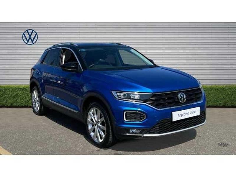 Used VW T-Roc SEL 150 HP (110 kW) 2020 Blue SUV