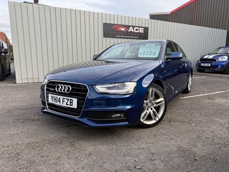 Blue Used 2014 Audi A4 S-Line Sedan | £7,795 (Super price) - Image 1/4
