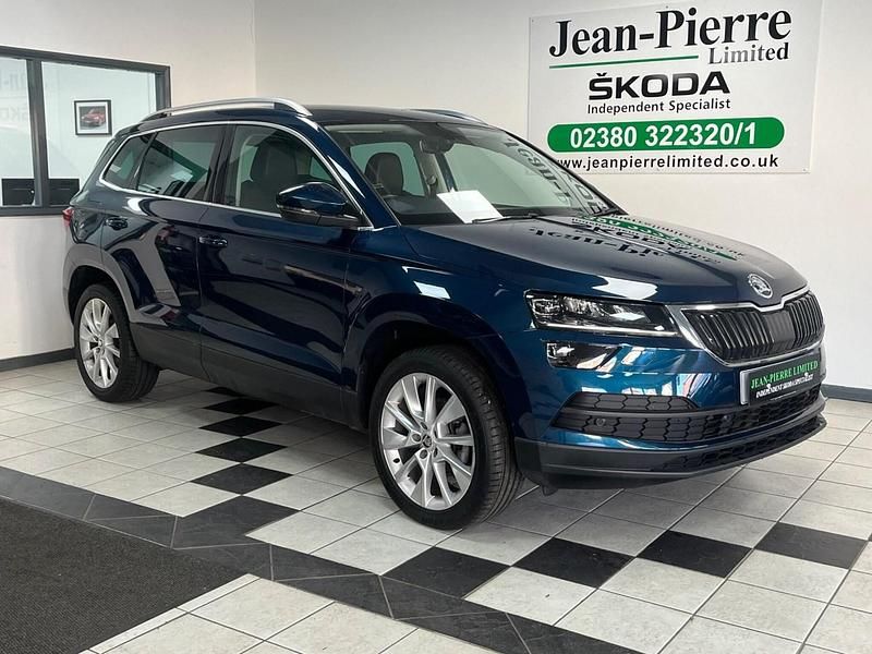Used Skoda Karoq SE L 2020 Blue SUV