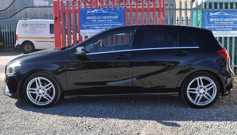 Used Mercedes A180 AMG line 2016 Black Hatchback