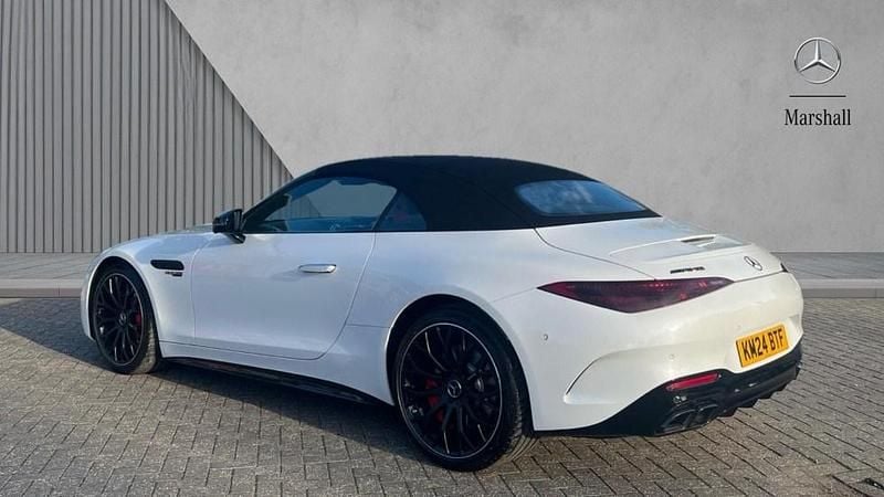 Used Mercedes SL55 AMG Premium Plus 476 HP (350 kW) 2024 White Cabriolet
