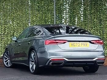 Used Audi A5 S-Line 163 HP (119 kW) 2022 Grey Hatchback