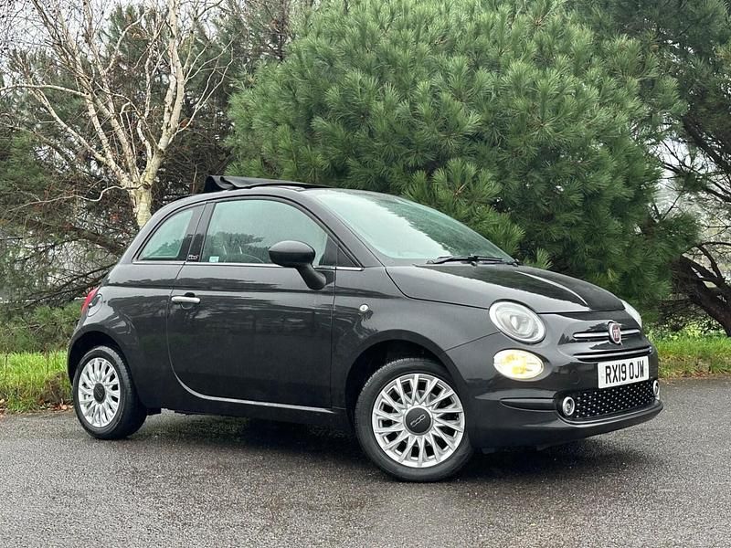Black Used 2019 Fiat 500C Lounge Cabriolet | £7,490 (Fair price) - Image 1/4