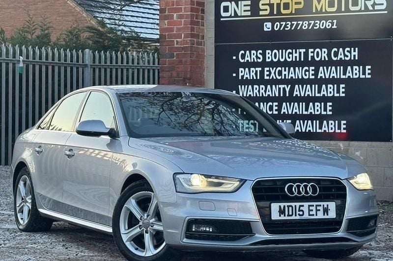 Silver Used 2015 Audi A4 S-Line Sedan | £7,495 (Good price) - Image 1/1
