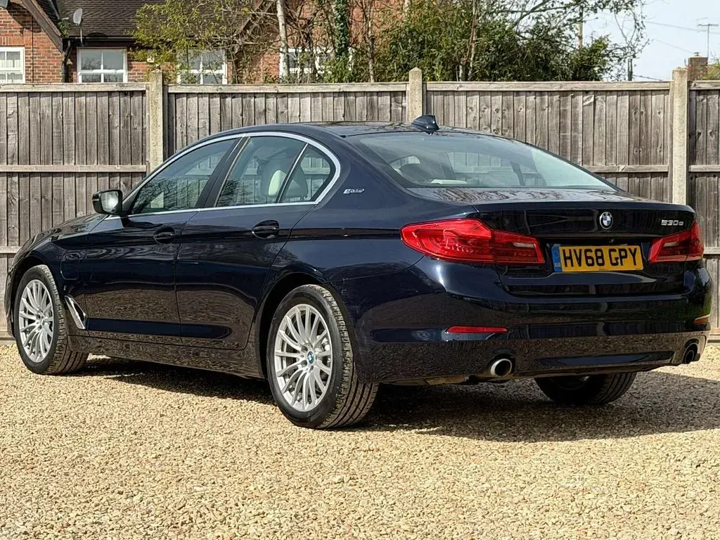 Used BMW 530e Comfort Edition 2018 Blue Sedan