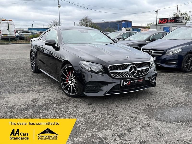 Used Mercedes E220 AMG Line Premium Plus 2018 Black Coupe