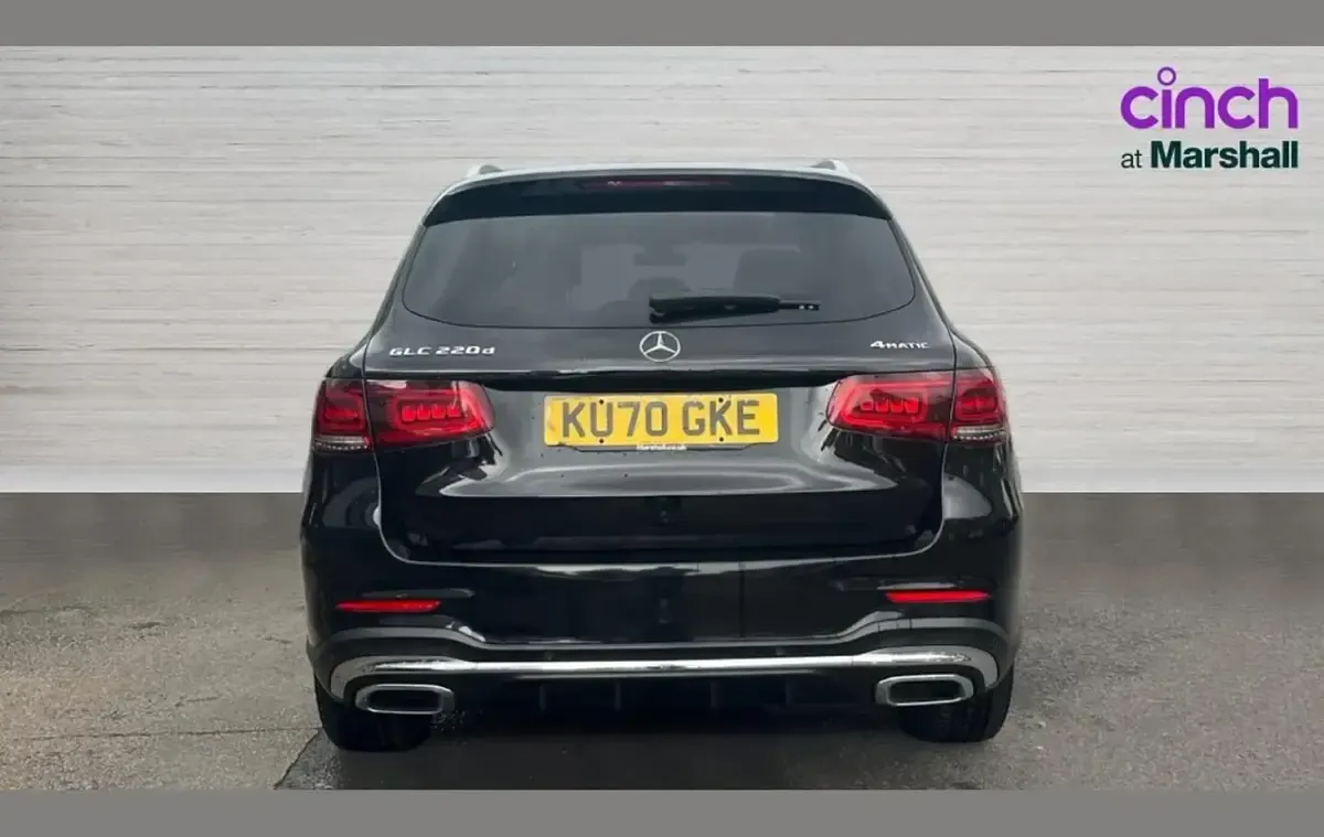 Used Mercedes GLC220 AMG line 194 HP (142 kW) 2020 Black SUV