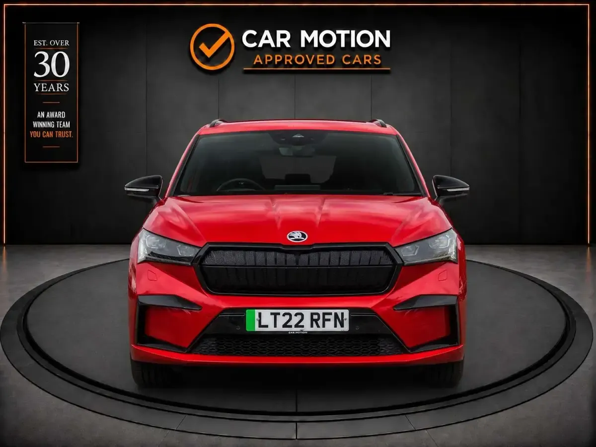 Used Skoda Enyaq iV SportLine 150 kW (204 HP) 2022 Red SUV