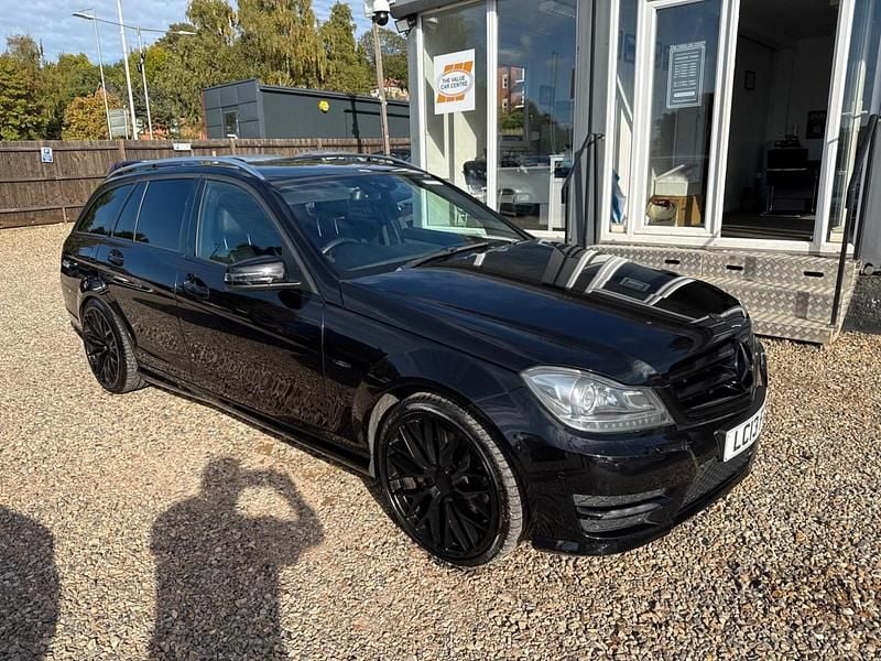 Black Used 2013 Mercedes C350 AMG Estate | £7,290 (Fair price) - Image 1/4
