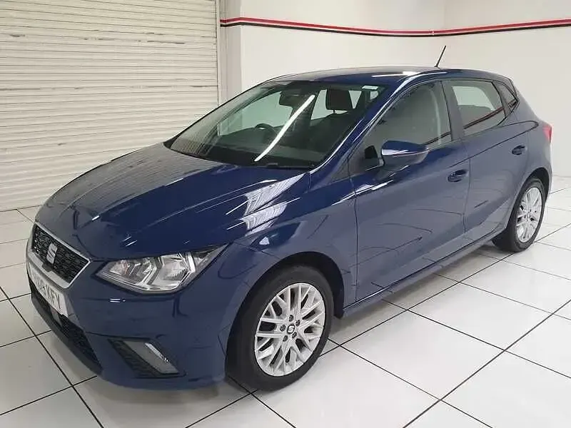 Used Seat Ibiza SE Technology 80 HP (58 kW) 2019 Blue Hatchback