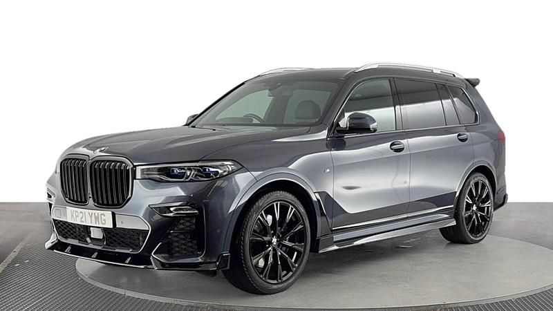 Grey Used 2021 BMW X7 M Sport SUV | £52,920 (Good price) - Image 1/4