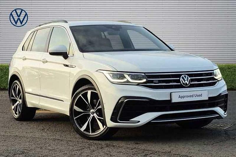 Used VW Tiguan R-line 150 HP (110 kW) 2021 White SUV