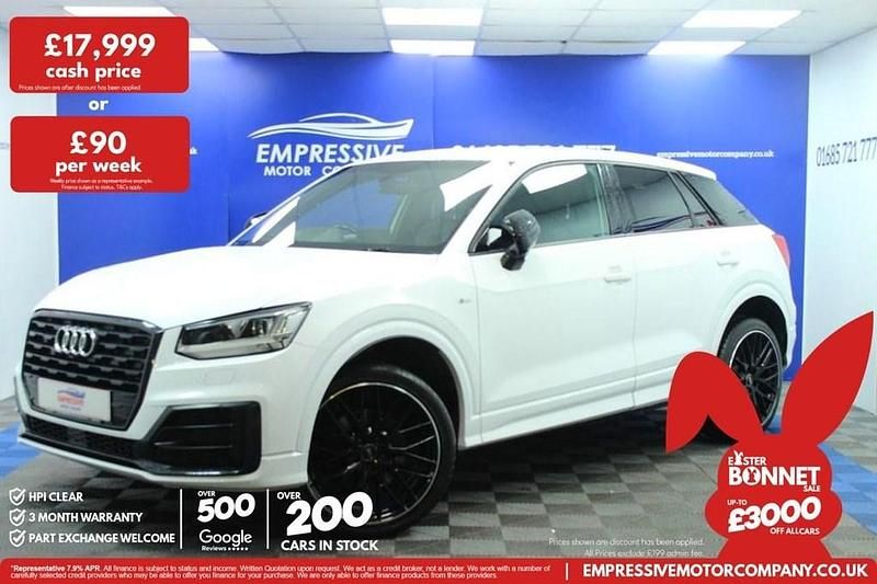 Used Audi Q2 Black Edition 116 HP (85 kW) 2020 White SUV