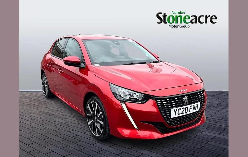 Red Used 2020 Peugeot 208 Allure Hatchback | £11,495 (Fair price) - Image 1/4