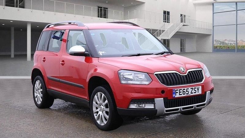 Red Used 2015 Skoda Yeti SE SUV | £8,300 (Fair price) - Image 1/4