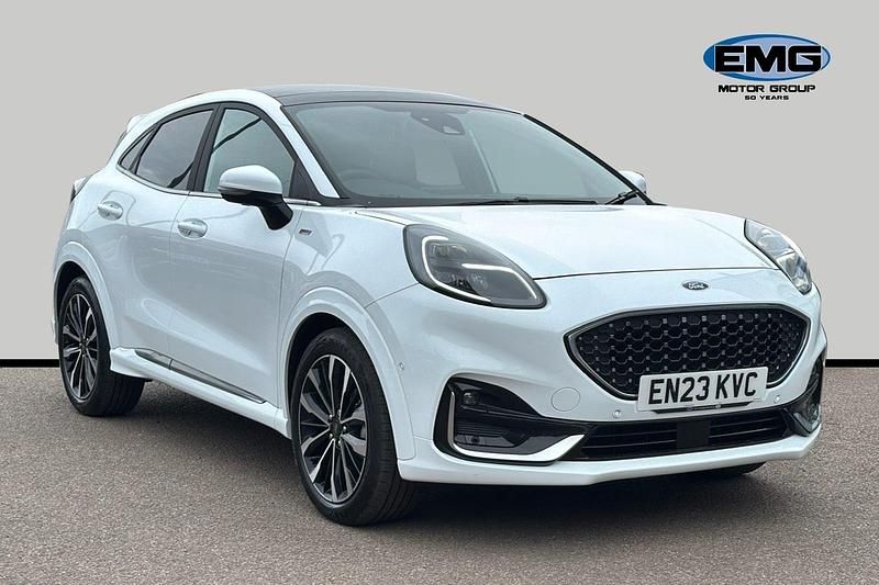 White Used 2023 Ford Puma ST-Line Hatchback | £18,926 (A bit pricey) - Image 1/3