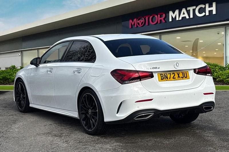 Used Mercedes A200 AMG line 150 HP (110 kW) 2023 White Sedan