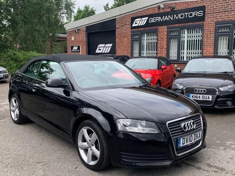 Begagnad Audi A3 Cabriolet 105 HK (77 kW) 2010 Svart Cab