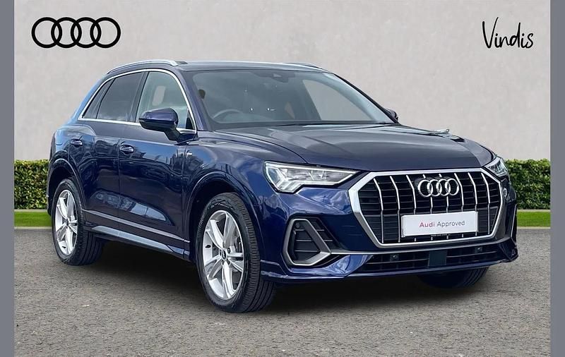 Used Audi Q3 S-Line 241 HP (177 kW) 2021 Blue SUV