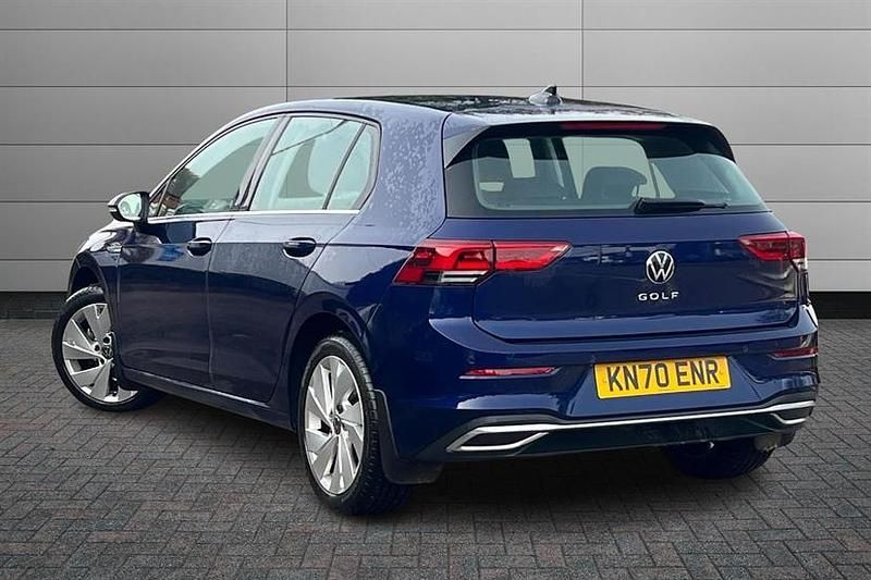 Used VW Golf VII Style 150 HP (110 kW) 2020 Atlantic blue Hatchback