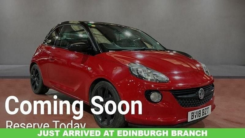 Used Vauxhall Adam S 70 HP (51 kW) 2018 Red Hatchback