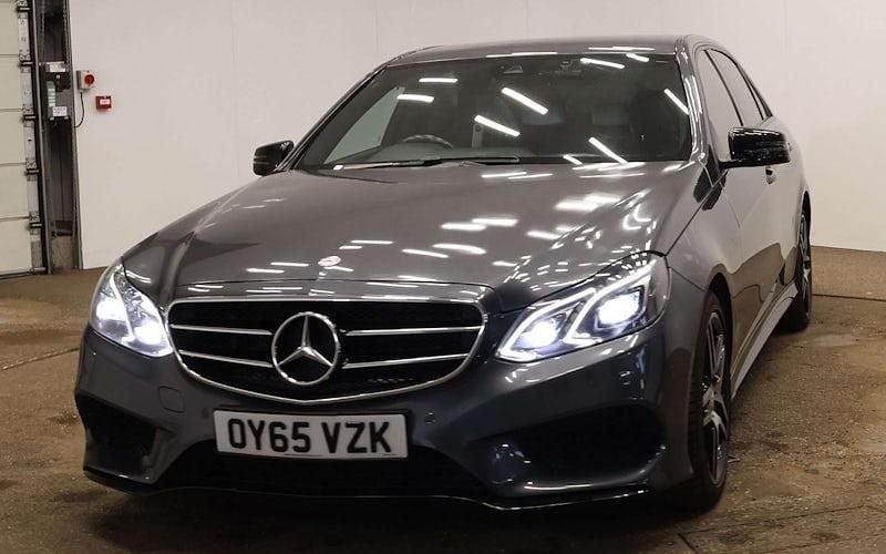 Used Mercedes E220 AMG 177 HP (130 kW) 2015 Grey Sedan