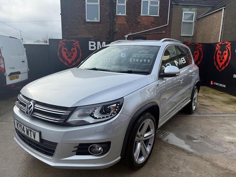 Used VW Tiguan R-line 177 HP (130 kW) 2014 Silver SUV