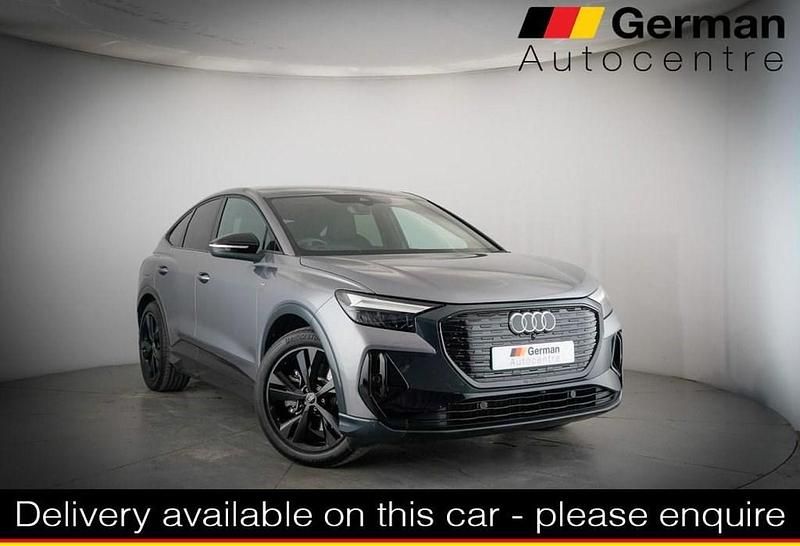 Grey Used 2023 Audi Q4 Sportback e-tron S-Line SUV | £30,200 - Image 1/3