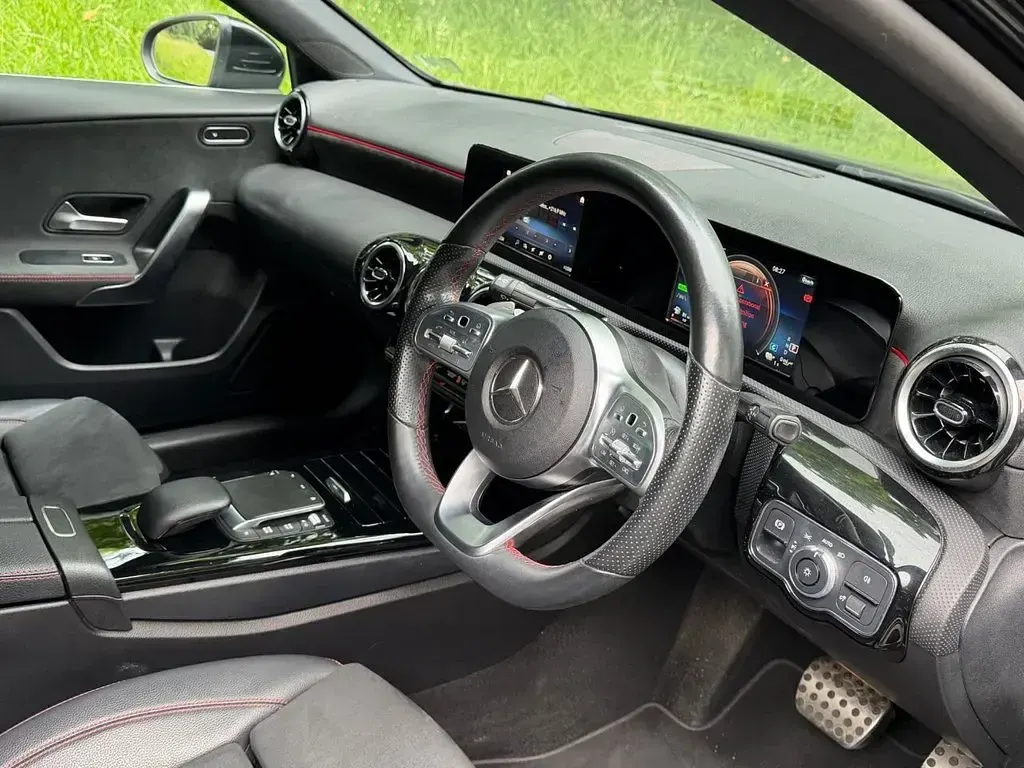 Used Mercedes A250 AMG line 214 HP (157 kW) 2020 Black Sedan