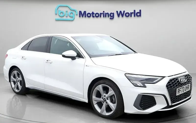 Used Audi A3 S-Line 150 HP (110 kW) 2024 White Sedan
