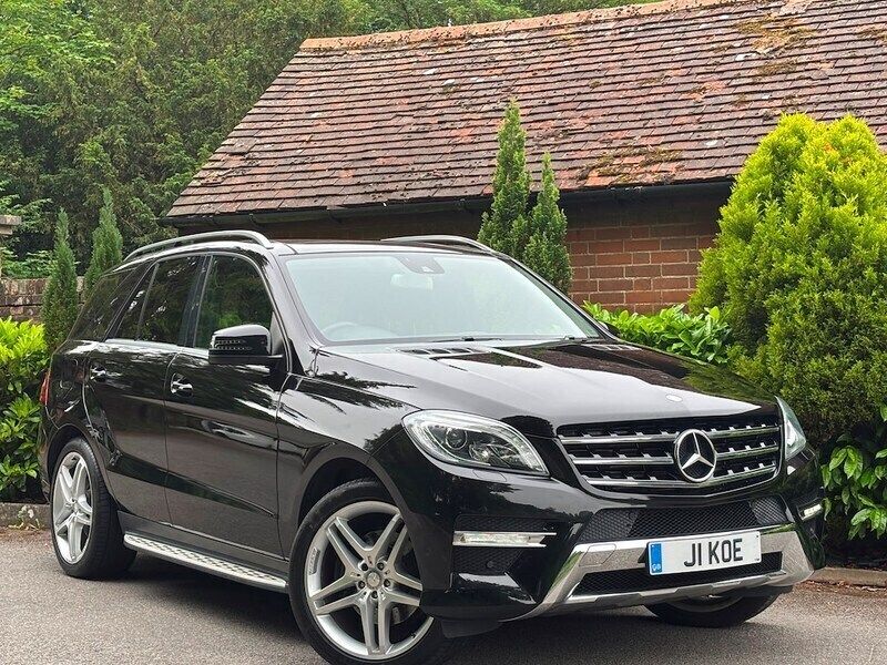 Black Used 2015 Mercedes ML350 AMG line SUV | £19,995 - Image 1/3