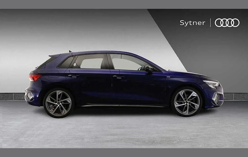 Used Audi A3 Black Edition 147 HP (108 kW) 2024 Blue Hatchback