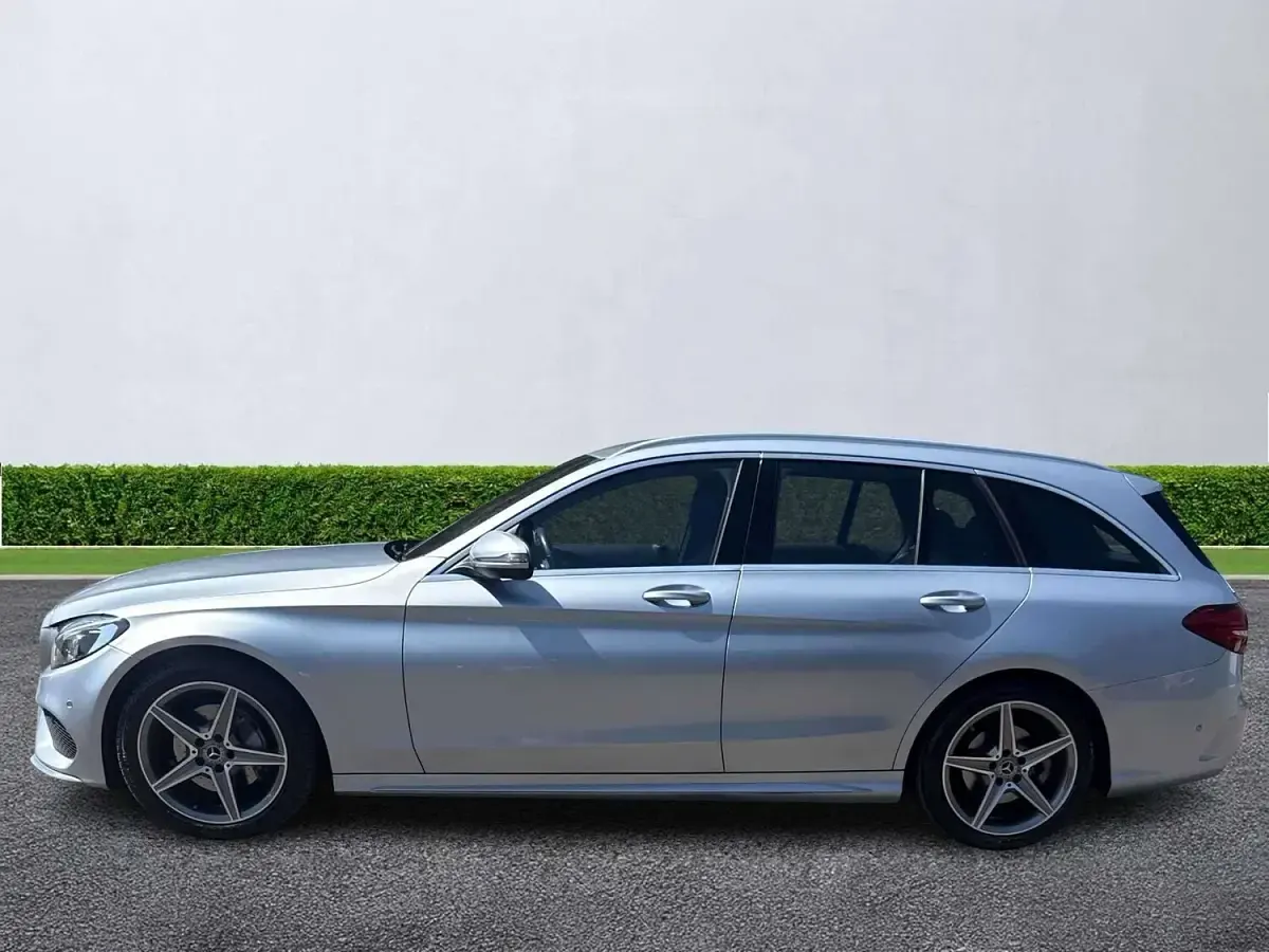 Used Mercedes C220 AMG line 2018 Silver