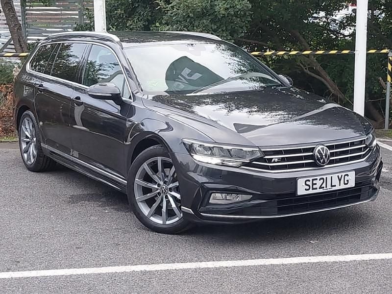 Grey Used 2021 VW Passat R-line Estate | £21,498 (A bit pricey) - Image 1/4