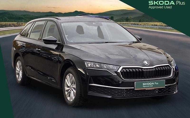 Black magic pearl effect Used 2024 Skoda Octavia SE Technology Estate | £21,194 (Fair price) - Image 1/4